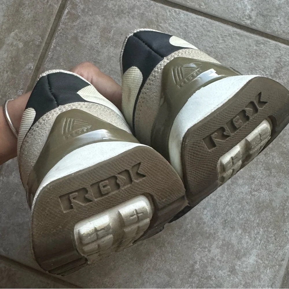 RBX Cream and Black Sneakers - Picture 4 of 7